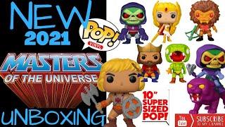 2021 Masters of the Universe Funko POP! Includes 10" He-Man & Skeletor on Panthor -Unboxing & Review