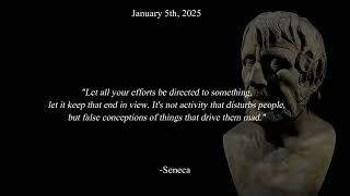 January 5th Daily Stoic Quote - Seneca