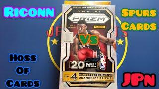 2020-21 Prizm Basketball Hanger Box Battle vs Hoss of Cards, Spurs Cards 21, & Riconn’s Sport Cards