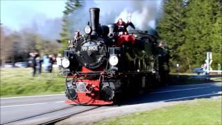 Walpurgis- und Faustzug der Harzer Schmalspurbahnen 2017 (HSB 99 5901 und 99 5902)