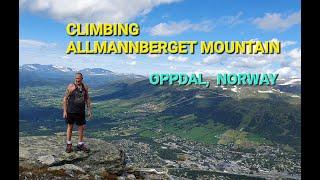 CLIMBING ALLMANNBERGET MOUNTAIN - Oppdal, Norway