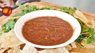 Mexican restaurant salsa - cantina style salsa | salsa recipe