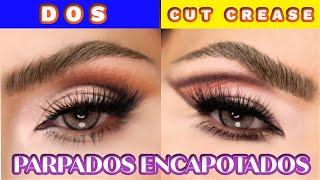 2  Cut Crease para PARPADOS ENCAPOTADOS  ️ hooded eyes | auroramakeup