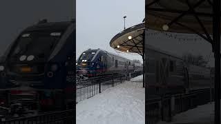 Amtrak Midwest pulling up to Durand