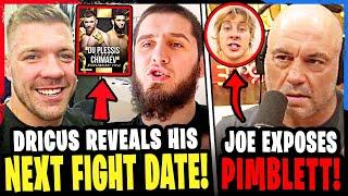 Dricus du Plessis REVEALS next fight DATE! Joe Rogan EXPOSES Paddy Pimblett SECRET! Islam Makhachev