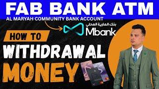 MBANK DEBIT CARD USE IN FAB ATM | HOW TO WITHDRAWAL MONEY FROM FAB ATM