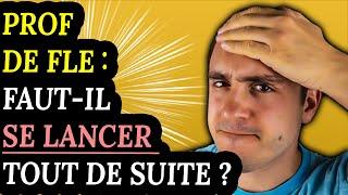 Prof de FLE en ligne : Faut-il se lancer tout de suite ? (Oui)