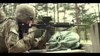 US Army Europe, 172nd Infantry Brigade M4 Rifle qualification - Soldier fires M4 Carbine