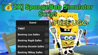 [FREE UGC] [2X] SpongeBob Simulator Script [AUTO DESTROY ALL]