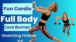 Ultimate Energetic Cardio Strength and Stretching Workout!