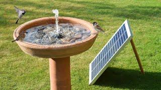 DIY Solar Fountain for Garden | Birds Bath Fountain