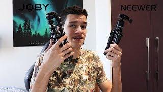 Joby GorillaPod 1K vs 3K vs Neewer Mini Tripod (5K alternative)