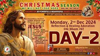 (LIVE) DAY - 2, Christmas Retreat - Calling on 30 names of the Lord | Monday | 2 Dec 2024 | DRCC