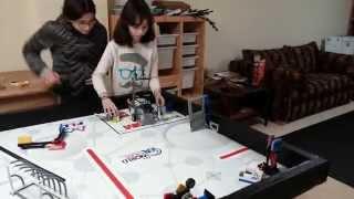 Team Awpic Robots 3783 practice run, 165 points for World Class Challenge.