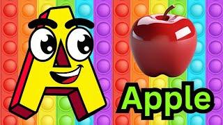 ABC Song | Phonics song, Alphabet Children | LiaChaCha Kids song & nursery rhymes,A is for apple abc