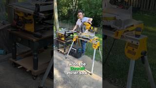 DIY stairs renovation ￼using DeWALT table saw and miter saw