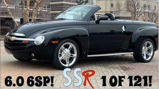 RARE!  Check out this 2006 Chevrolet SSR 6.0 6SP manual with only 11k miles! For Sale!