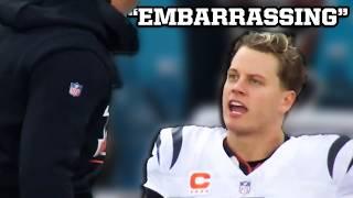 Joe Burrow says he's embarrassed after the Bengals beat the Titans, a breakdown