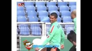 Ronaldo dancing to Reminisce