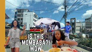 EXPLORING MOMBASA KENYA  FOR THE FIRST TIME | TRYING STREET FOOD AND THE OLD TOWN