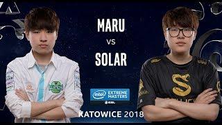 StarCraft II - Maru [T] vs. Solar [Z] - Quarter Final - IEM Katowice 2018