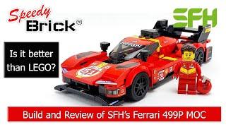 Build & Review of SFH Bricks amazing LEGO MOC Ferrari 499P,  the winner of Le Mans 24 hour