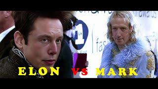 Elon Musk vs Mark Zuckerberg on the red carpet. (Deepfake - Zoolander scene)