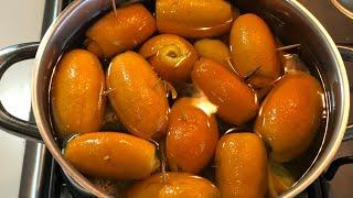 مربای پوست پرتغال/خوشمزه/خوشرنگ/با تمام نکات/Orange peel jam / delicious / colorful