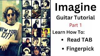 Imagine - John Lennon - Guitar Tutorial - Part 1 (with Closed Captions and Subtitles) @TeacherBob