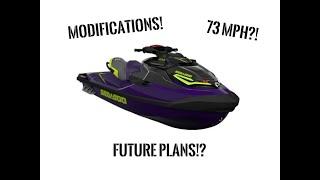 The first modifications I did to my Sea Doo RXTX 300!