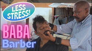 So satisfying & calming head massage by Baba barber - ASMR relaxing massage therapy