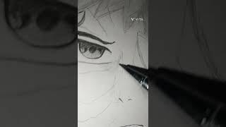 Obito Uchiha drawing ️ #song #music #lovesong #shortsfeed #art #drawing #shortsvideo #yt #shorts
