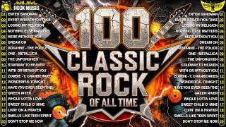 Best Classic Rock Songs Of All Time  AC/DC, U2, Guns N Roses, Metallica, Aerosmith, Bon Jovi, Queen