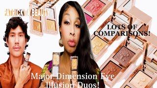 IN DEPTH REVIEW OF PATRICK TA MAJOR DIMENSION EYE ILLUSION DUOS!!  #patricktaeyeshadowduos