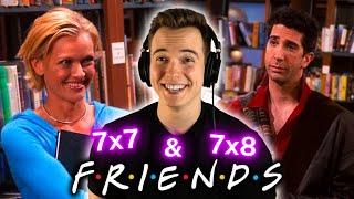 *THEY DID IT IN THE LIBRARY!!?* Friends S7 Ep: 7 & 8 | First Time Watching | reaction/review