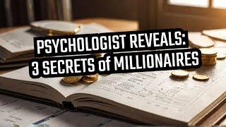 PSYCHOLOGIST Studied Millionaires - 3 Wealth Secrets REVEALED!