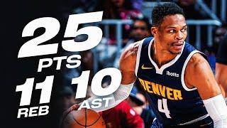 Russell Westbrook's 25-PT TRIPLE-DOUBLE vs Nets! | January 10, 2025