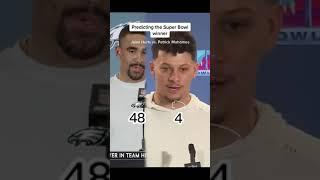 Jalen Hurts vs. Patrick Mahomes Face-off — Super Bowl — Speeko Public Speaking App Filler Words