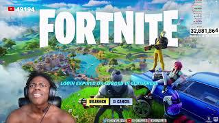 iShowSpeed Gets Hacked On Fortnite Mid Game 