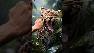 Leopard Face VS  a Punch  — AI-Generated Shock Moment! 