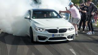 Modified BMW's Leaving Bimmerfest ! BURNOUTS, 1100HP E30, Manhart M2 G87, LB Walk M3, 700HP M2 G87