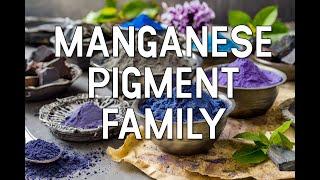 Manganese Blue PB33 and its family of manganese pigments