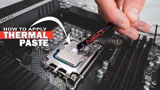 How to Apply Thermal Paste to a CPU