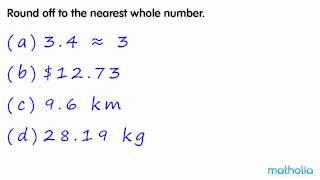 Rounding to the Nearest Whole Number