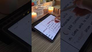study vlog, samsung tab s9 fe note taking  #study #productivevlog #studywithme