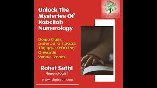 Kabbalah Numerology | A Rare Method to Decode Money Number | By Rohet Sethi