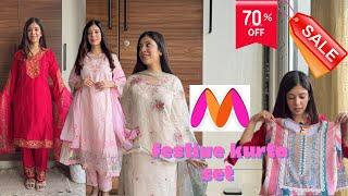 *Huge* Myntra kurta set haul | Myntra festive sale haul | Pakistani style kurta sets #myntrahaul