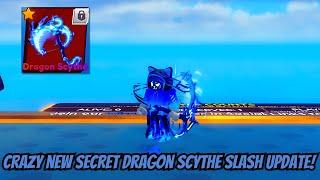 CRAZY NEW DRAGON SCYTHE SLASH EFFECT UPDATE In Roblox Blade Ball!  Plus Malice Giveaway Entries!