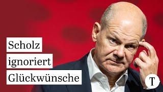 Scholz' erster Auftritt nach Pistorius-Rückzug, Genossen reagieren | SPD-Kanzlerkandidat schweigt