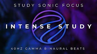 Intense Study 40Hz Gamma Brainwaves Binaural Beats for Increasing Productivity and Focus (Remaster)